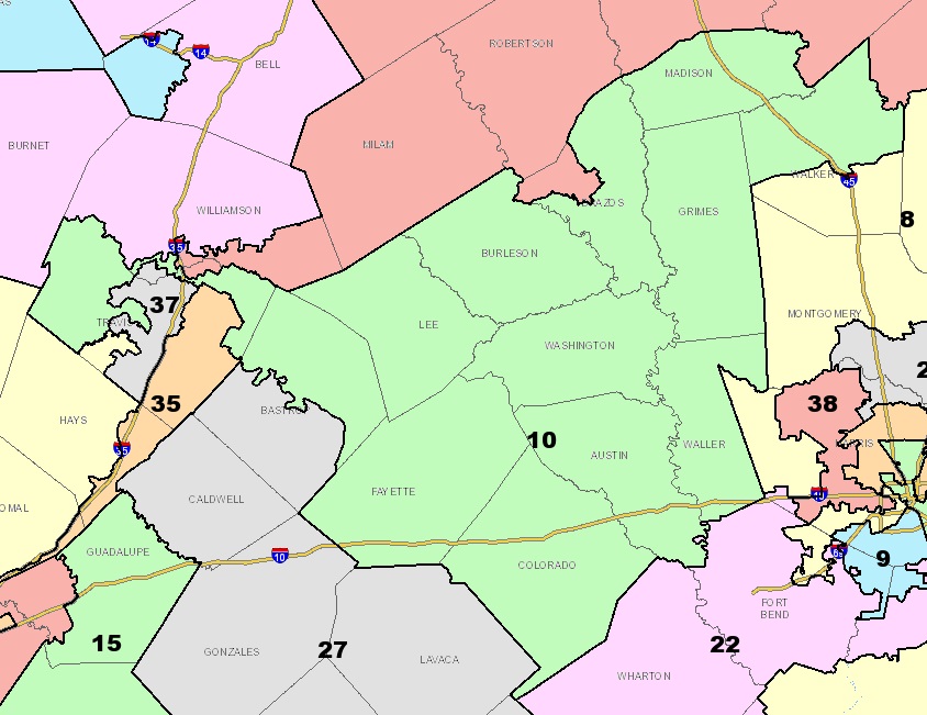 Congressional District 10 map