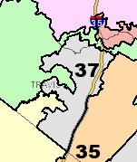 Congressional District 37 map